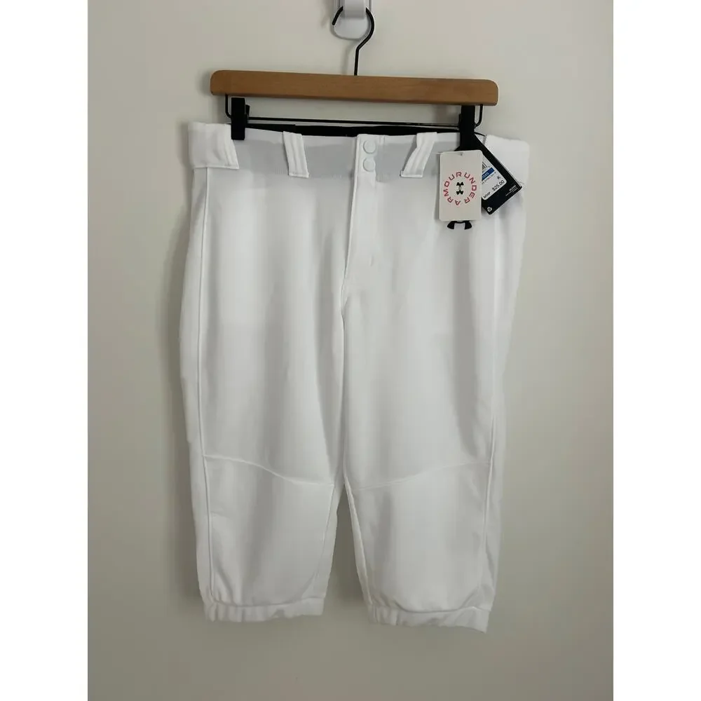 Under Armour Youth G's Ultility Softball Pants Bundle of Two NWT White Youth XL